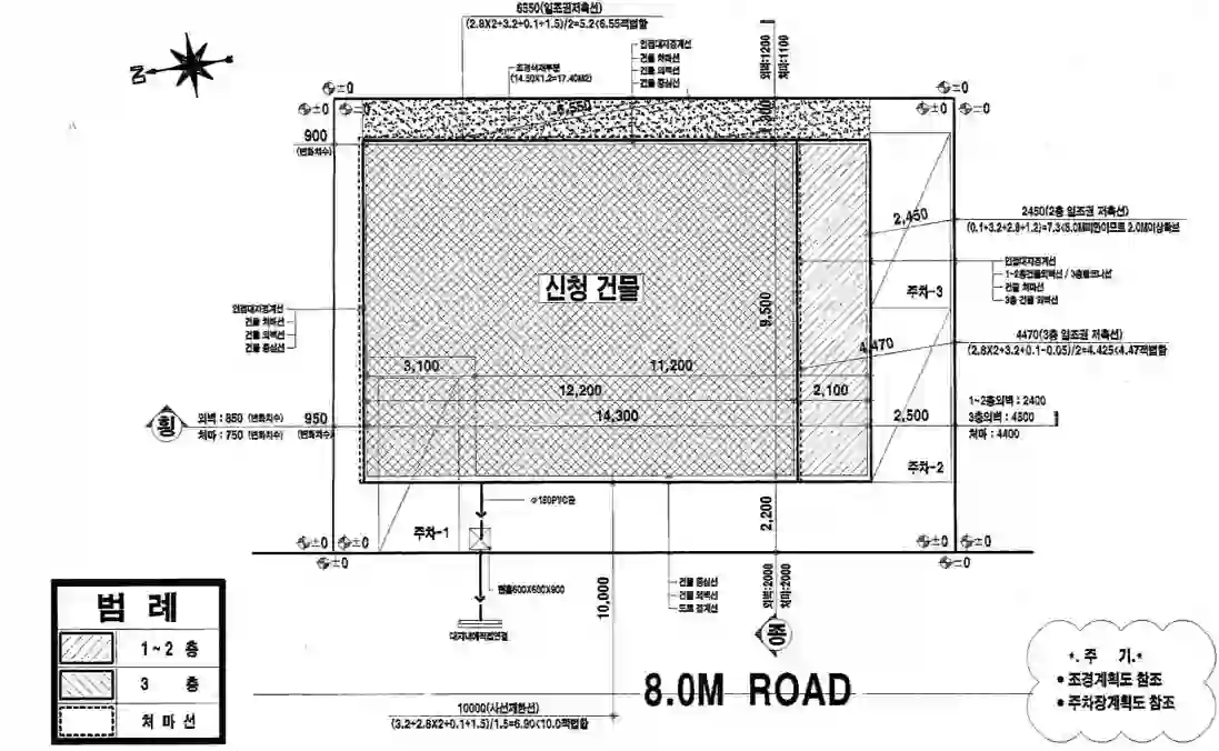 상동 555-11 배치도 이미지